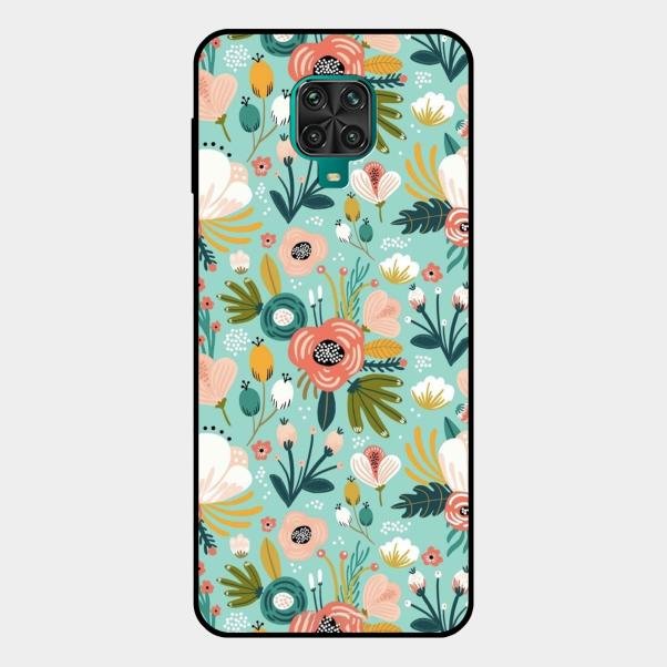 bloom carnival Glass case Cover for Redmi Note 10 Lite