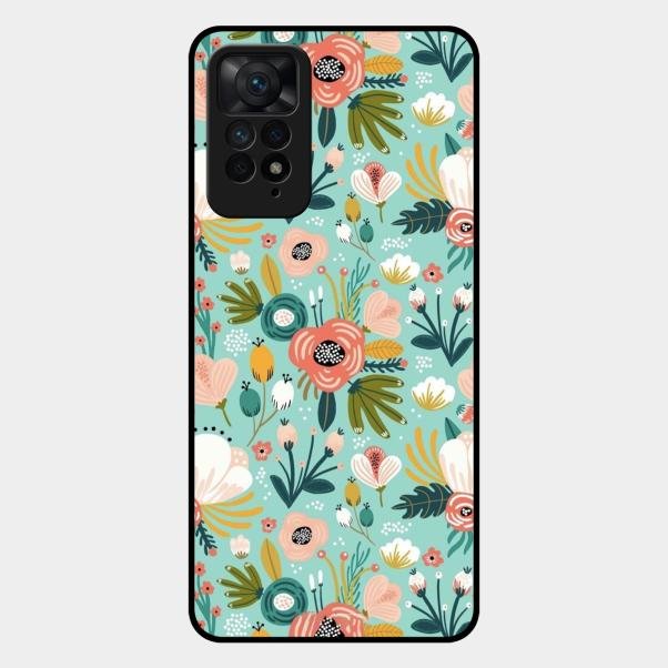 bloom carnival Glass case Cover for Redmi Note 11 Pro Plus 5G