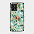 bloom carnival Glass case Cover for Redmi Note 12 4G