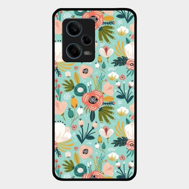 bloom carnival Glass case Cover for Redmi Note 12 Pro Plus 5G