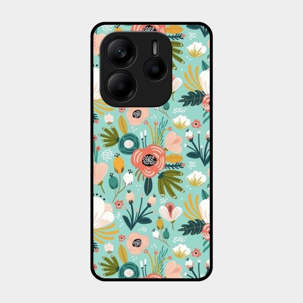 bloom carnival Glass case Cover for Redmi Note 14 5G