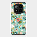 bloom carnival Glass case Cover for Redmi Note 14 Pro Plus 5G
