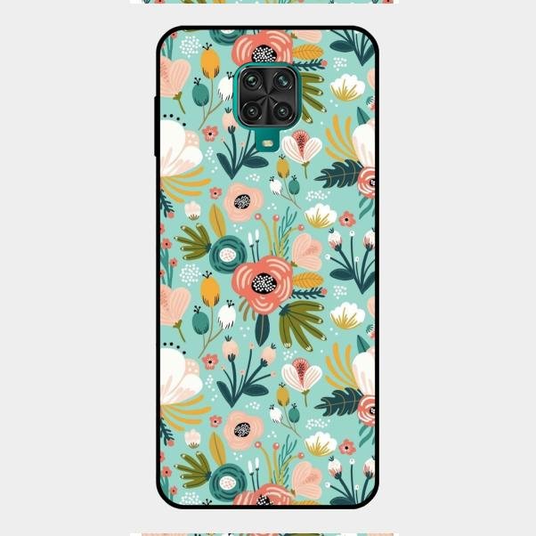 bloom carnival Glass case Cover for Redmi Note 9 Pro