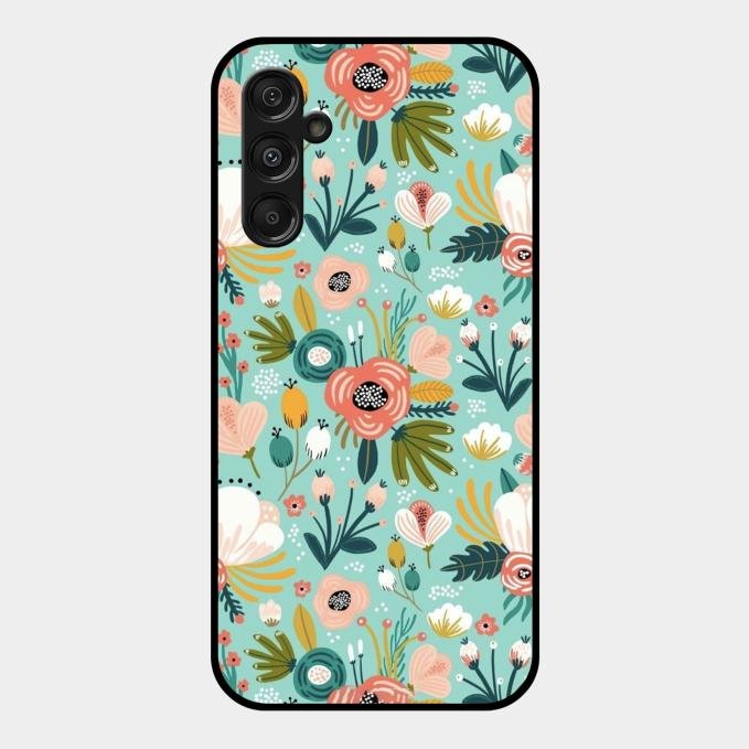 bloom carnival Glass case Cover for Samsung Galaxy M34 5G