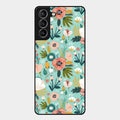 bloom carnival Glass case Cover for Samsung Galaxy S21 Plus