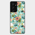 bloom carnival Glass case Cover for Samsung Galaxy S21 Ultra