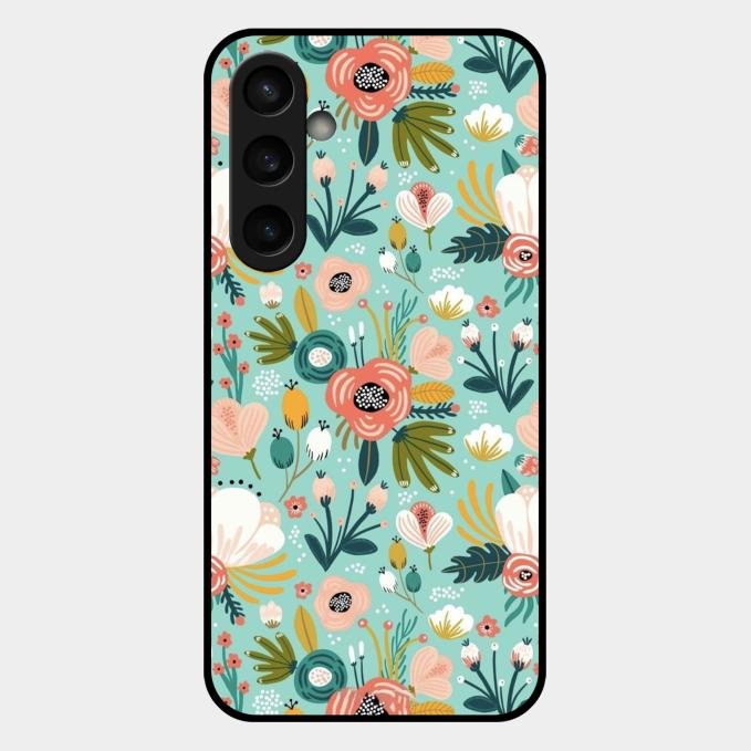 bloom carnival Glass case Cover for Samsung Galaxy S23 Fe 5G