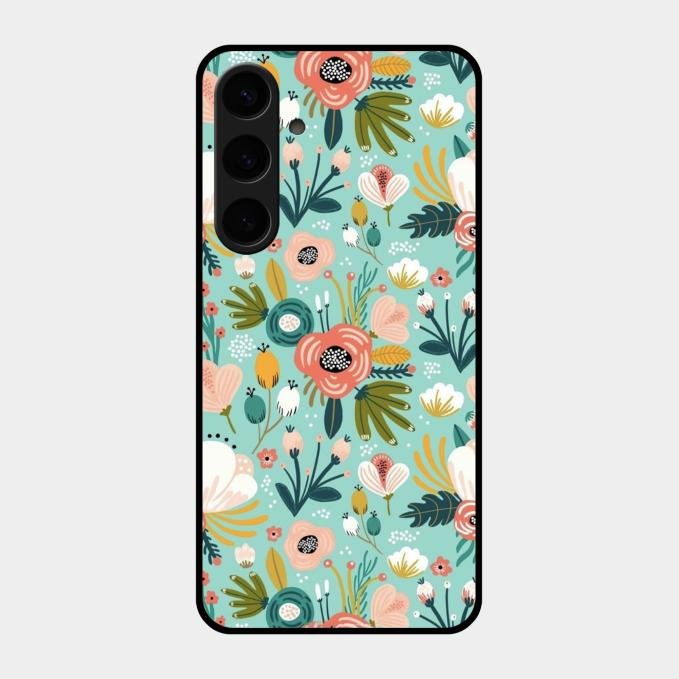 bloom carnival Glass case Cover for Samsung Galaxy S24 Plus 5G