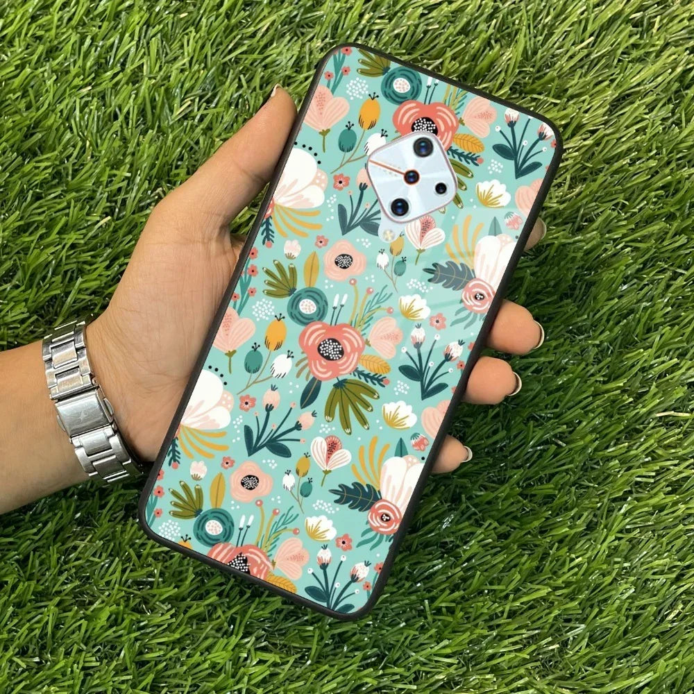 Bloom Carnival Glass Case Cover For Vivo - ShopOnCliQ