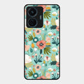 bloom carnival Glass case Cover for Vivo T1 44W 4G