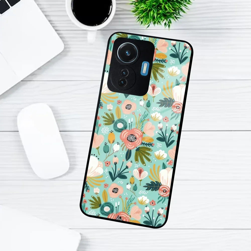 Bloom Carnival Glass Case Cover For Vivo - ShopOnCliQ
