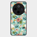 bloom carnival Glass case Cover for Vivo T4 5G