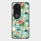bloom carnival Glass case Cover for Vivo T4 Ultra 5G