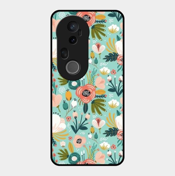bloom carnival Glass case Cover for Vivo T4 Ultra 5G
