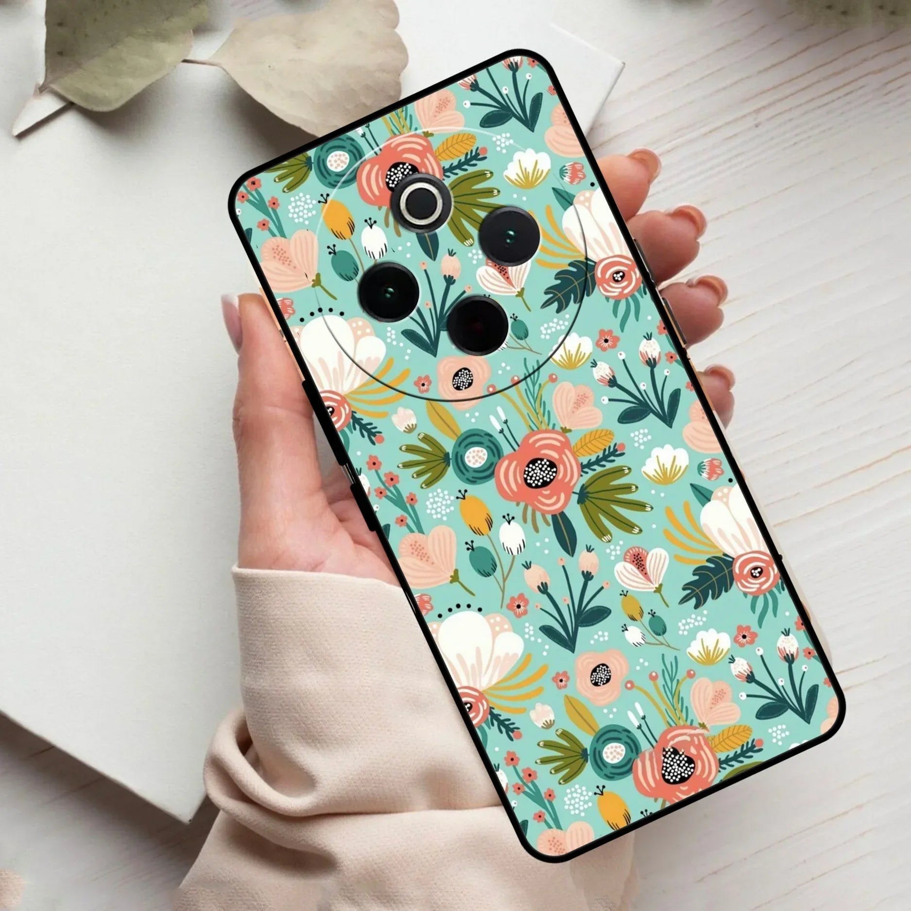 Bloom Carnival Glass Case Cover For Vivo - ShopOnCliQ