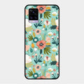 bloom carnival Glass case Cover for Vivo V20