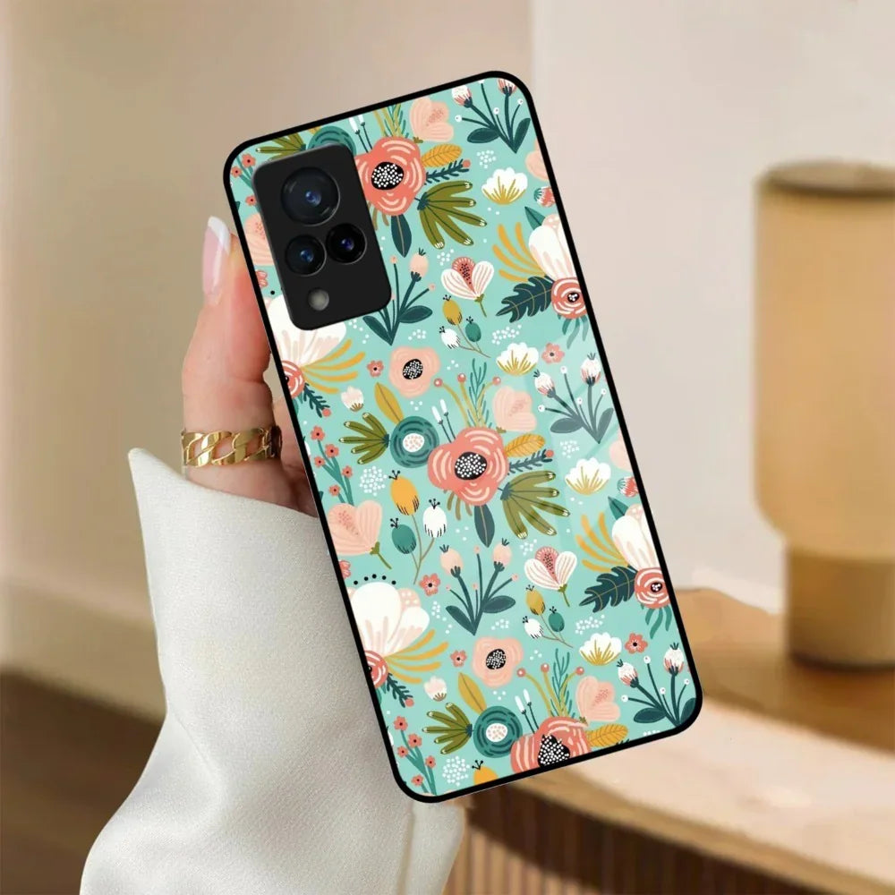 Bloom Carnival Glass Case Cover For Vivo - ShopOnCliQ