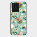 bloom carnival Glass case Cover for Vivo V23 5G