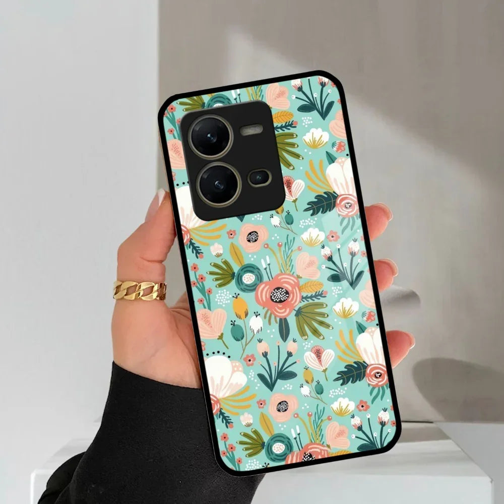 Bloom Carnival Glass Case Cover For Vivo - ShopOnCliQ