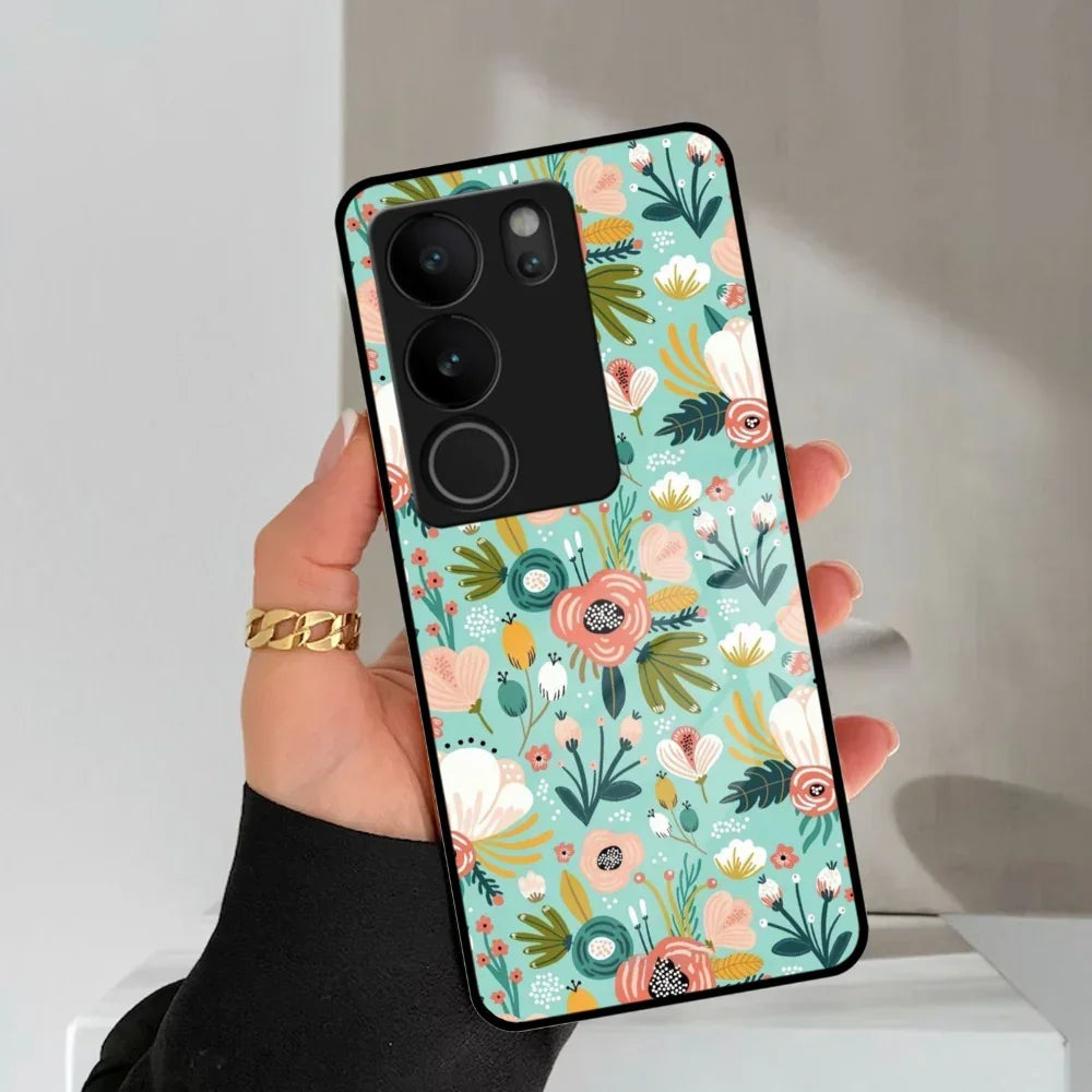 Bloom Carnival Glass Case Cover For Vivo - ShopOnCliQ