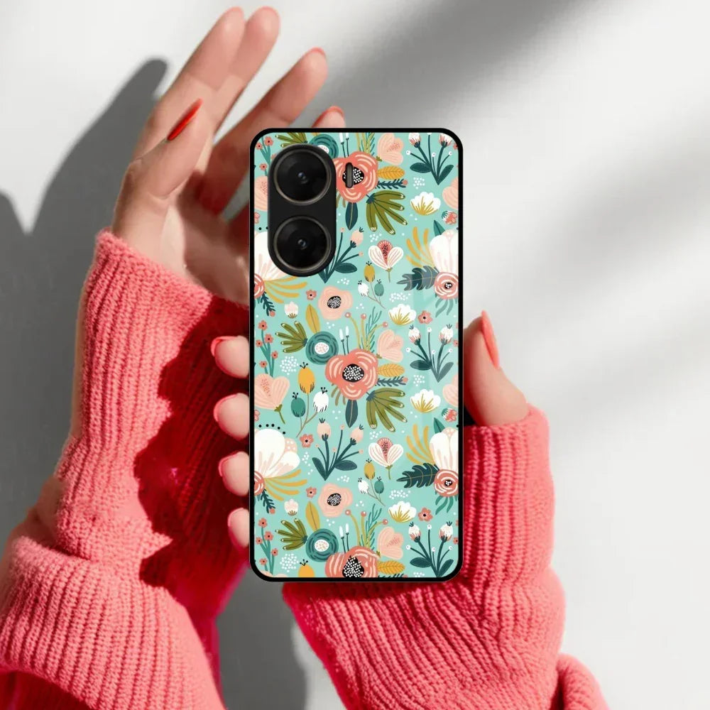 Bloom Carnival Glass Case Cover For Vivo - ShopOnCliQ