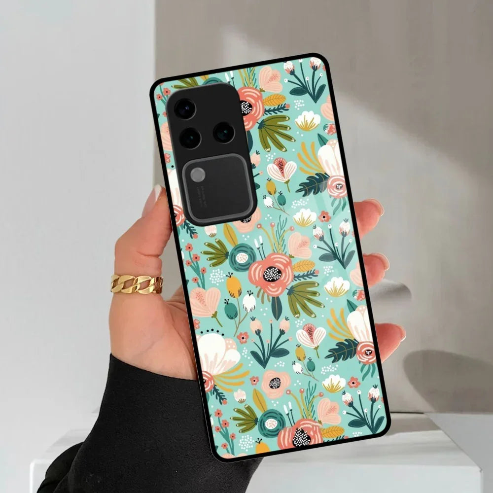 Bloom Carnival Glass Case Cover For Vivo - ShopOnCliQ