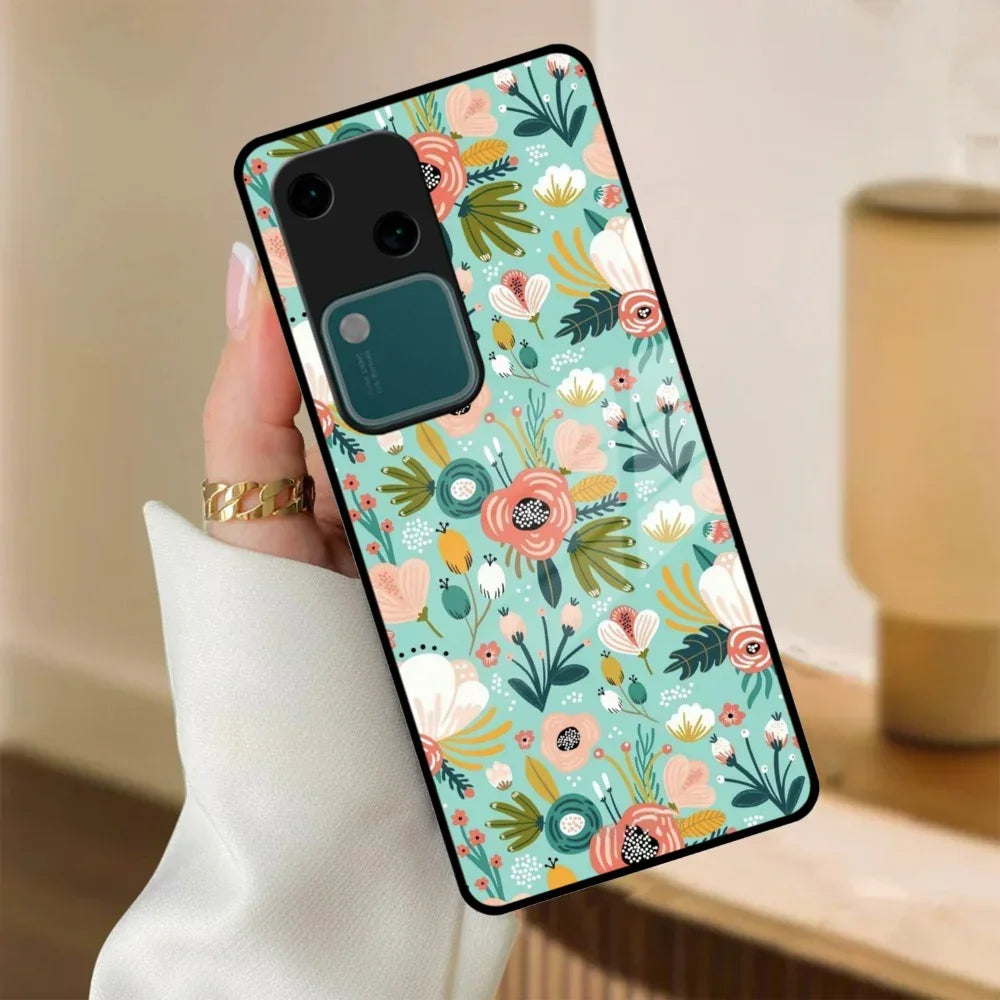 Bloom Carnival Glass Case Cover For Vivo - ShopOnCliQ