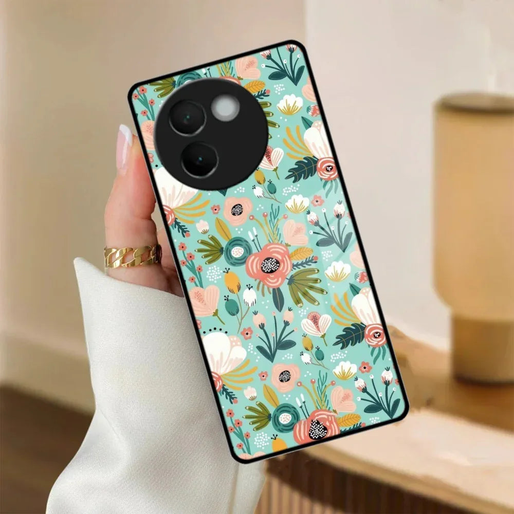 Bloom Carnival Glass Case Cover For Vivo - ShopOnCliQ