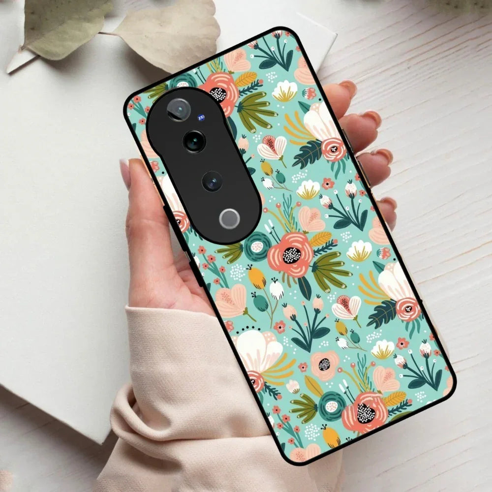 Bloom Carnival Glass Case Cover For Vivo - ShopOnCliQ