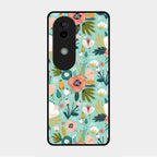 bloom carnival Glass case Cover for Vivo V40E 5G
