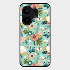 bloom carnival Glass case Cover for Vivo X200 Fe 5G