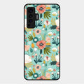 bloom carnival Glass case Cover for Vivo X50 5G