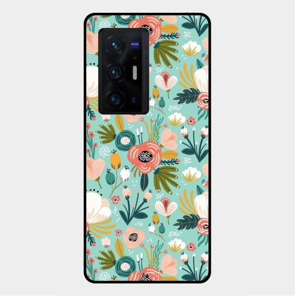 bloom carnival Glass case Cover for Vivo X70 Pro Plus 5G