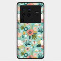 bloom carnival Glass case Cover for Vivo X80 Pro 5G