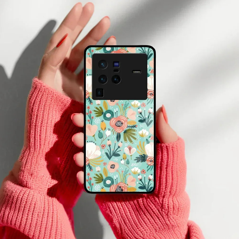 Bloom Carnival Glass Case Cover For Vivo - ShopOnCliQ