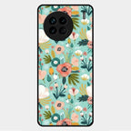 bloom carnival Glass case Cover for Vivo X90 5G