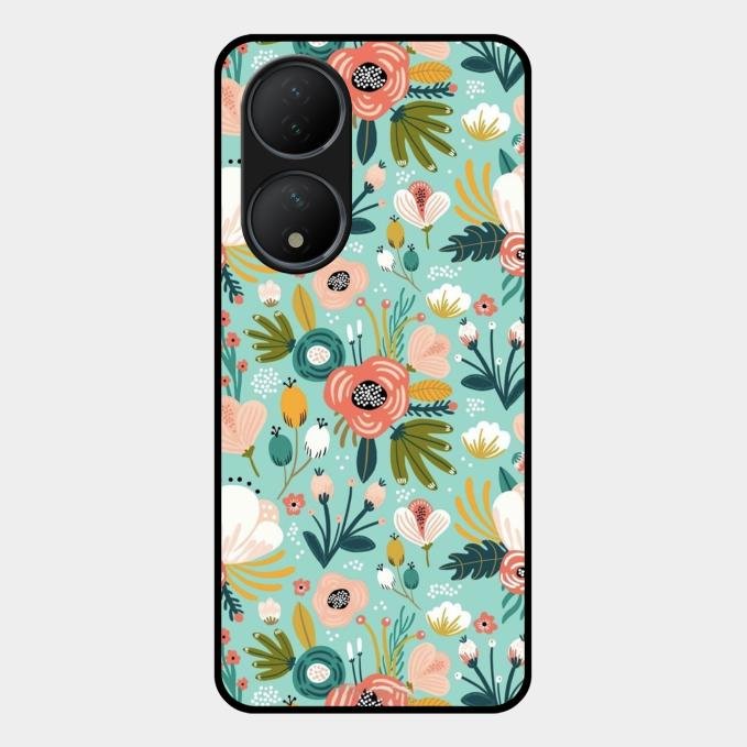 bloom carnival Glass case Cover for Vivo Y100 5G
