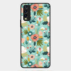 bloom carnival Glass case Cover for Vivo Y12G