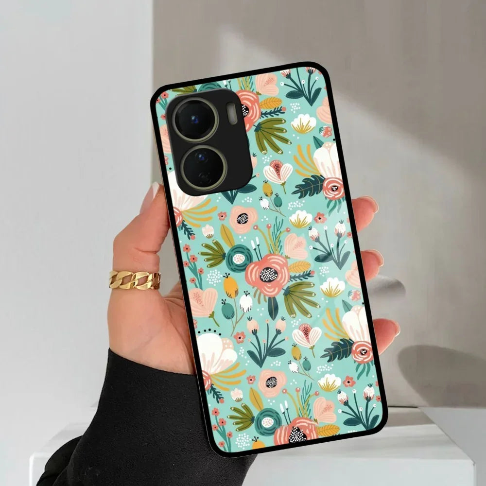 Bloom Carnival Glass Case Cover For Vivo - ShopOnCliQ