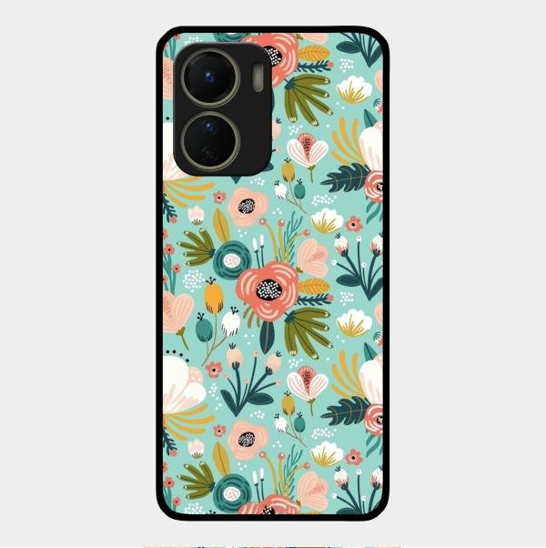 bloom carnival Glass case Cover for Vivo Y16