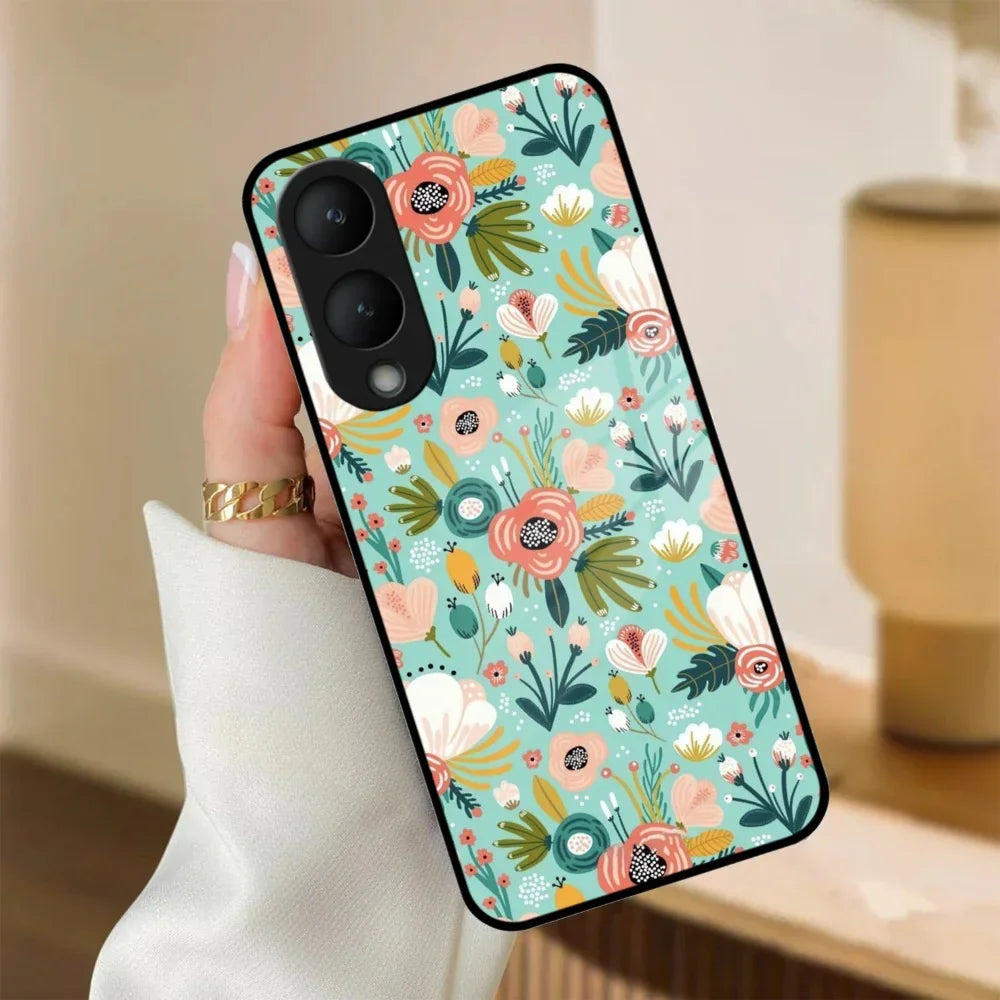 Bloom Carnival Glass Case Cover For Vivo - ShopOnCliQ