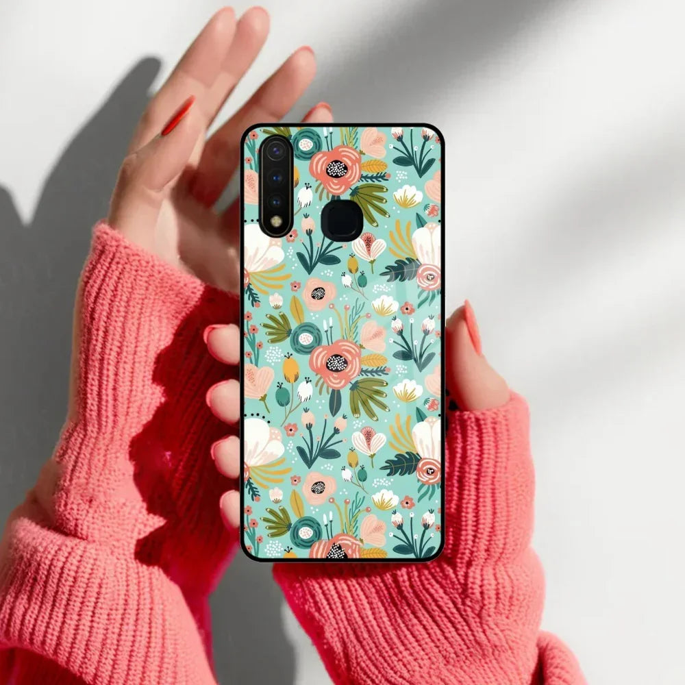 Bloom Carnival Glass Case Cover For Vivo - ShopOnCliQ