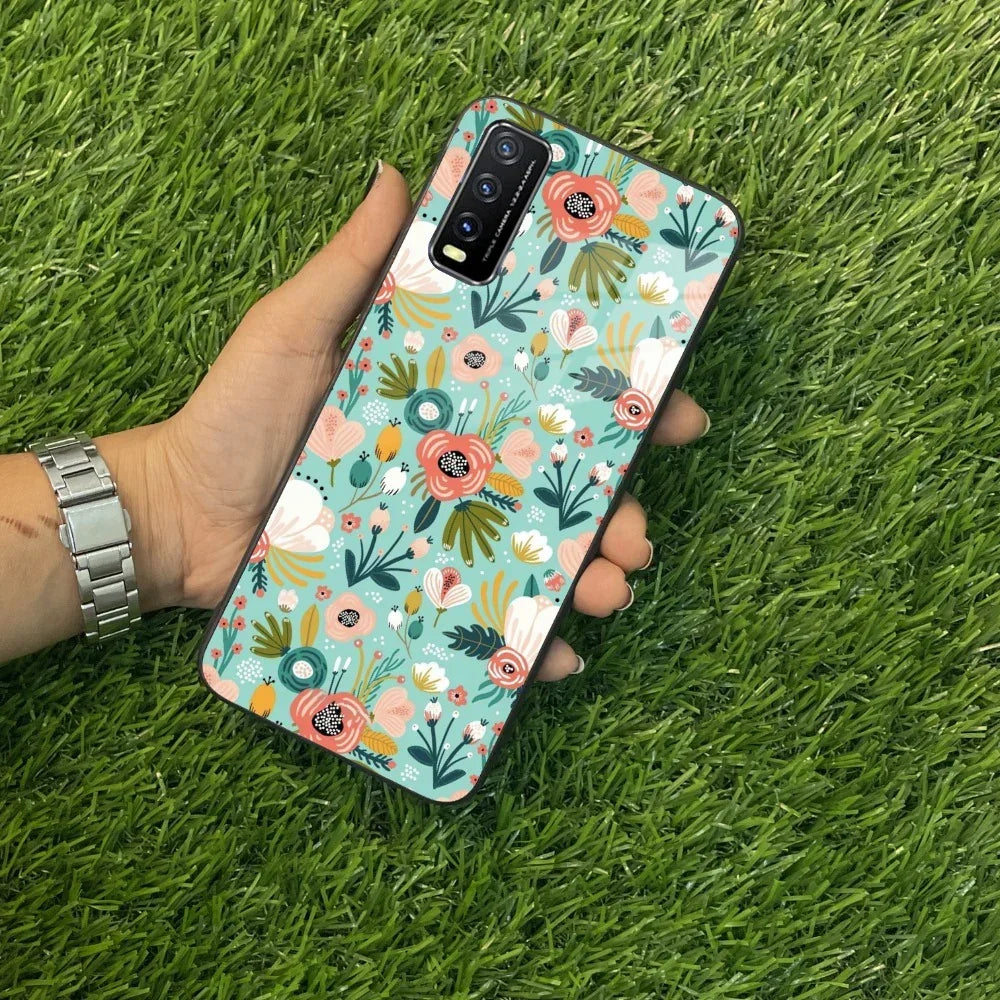 Bloom Carnival Glass Case Cover For Vivo - ShopOnCliQ