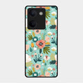 bloom carnival Glass case Cover for Vivo Y200 Pro 5G