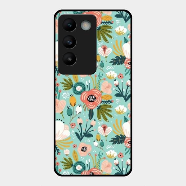 bloom carnival Glass case Cover for Vivo Y200E 5G