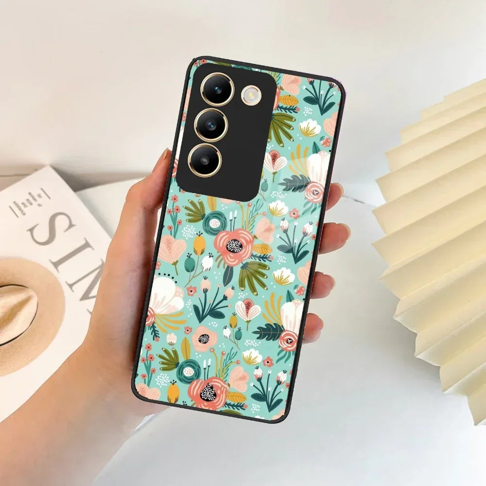 Bloom Carnival Glass Case Cover For Vivo - ShopOnCliQ