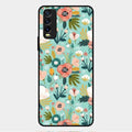 bloom carnival Glass case Cover for Vivo Y20T