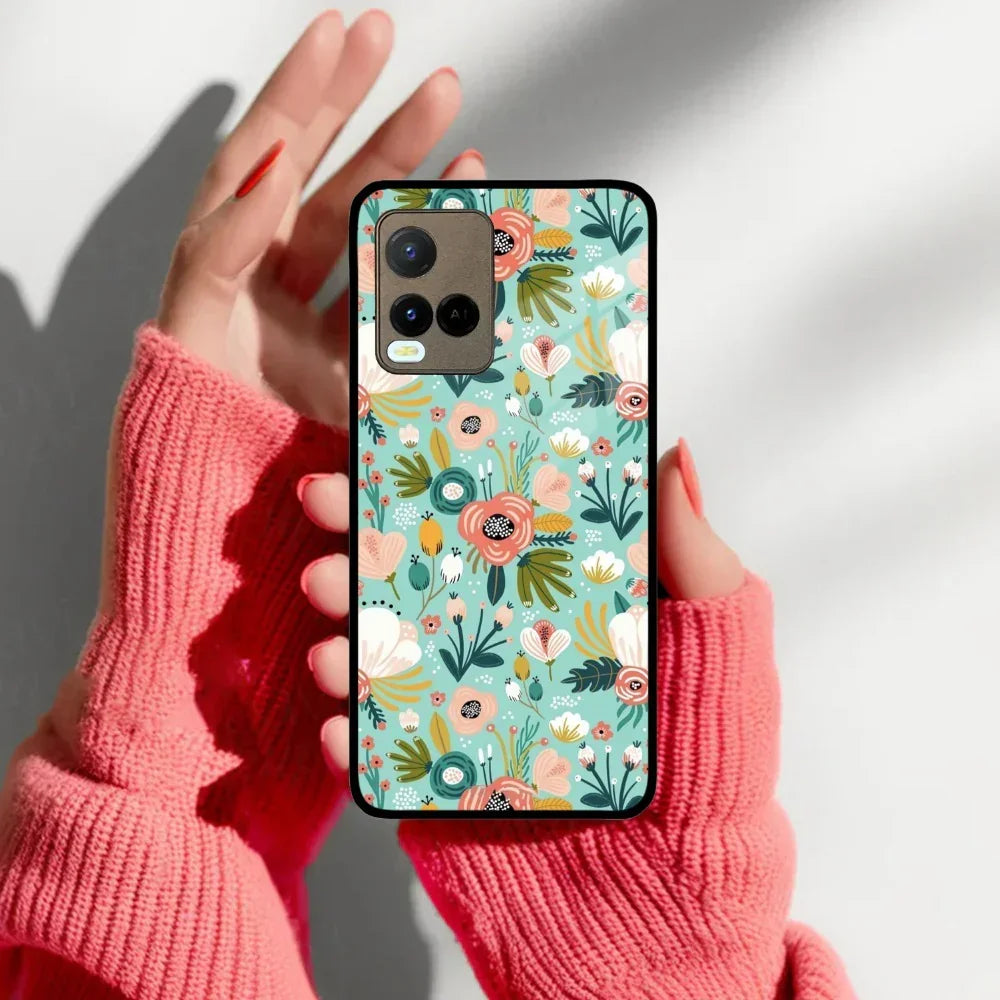 Bloom Carnival Glass Case Cover For Vivo - ShopOnCliQ