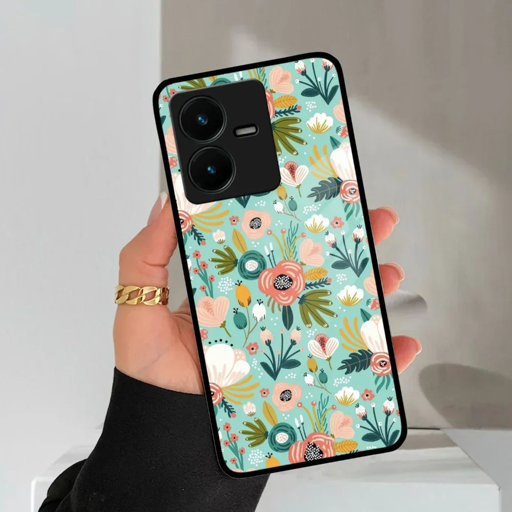 Bloom Carnival Glass Case Cover For Vivo - ShopOnCliQ