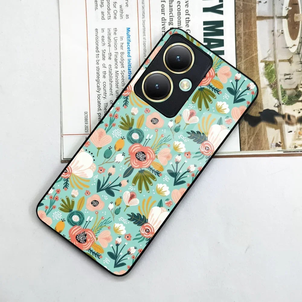 Bloom Carnival Glass Case Cover For Vivo - ShopOnCliQ